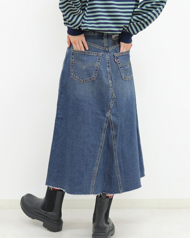 Levi's］A-LINE DECON デニムスカート／リーバイス ｜オンセブンデイズ