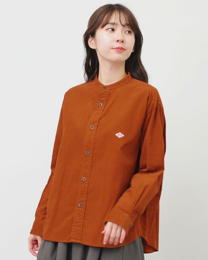 ［DANTON］コーデュロイバックギャザーシャツ