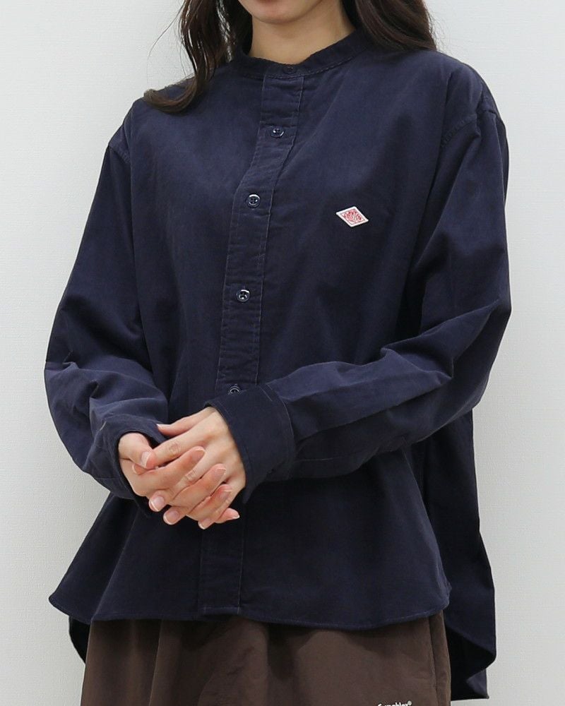 ［DANTON］コーデュロイバックギャザーシャツ