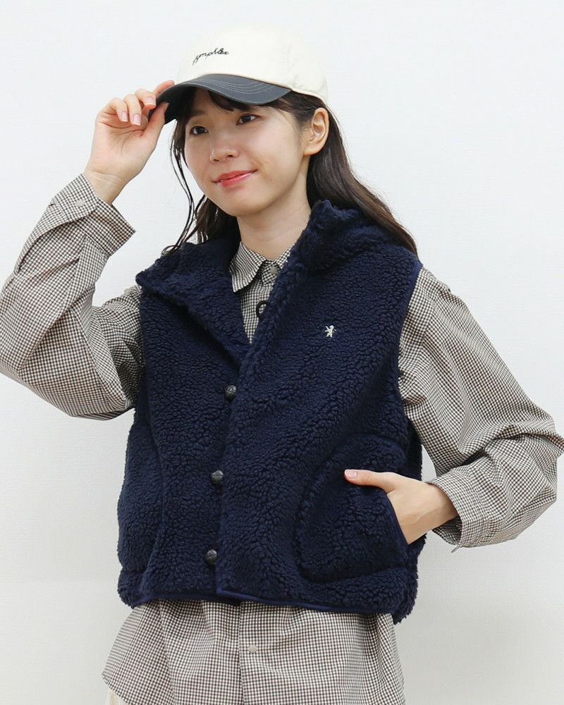 GYMPHLEX］ボアショートベスト／ジムフレックス ｜オンセブンデイズ