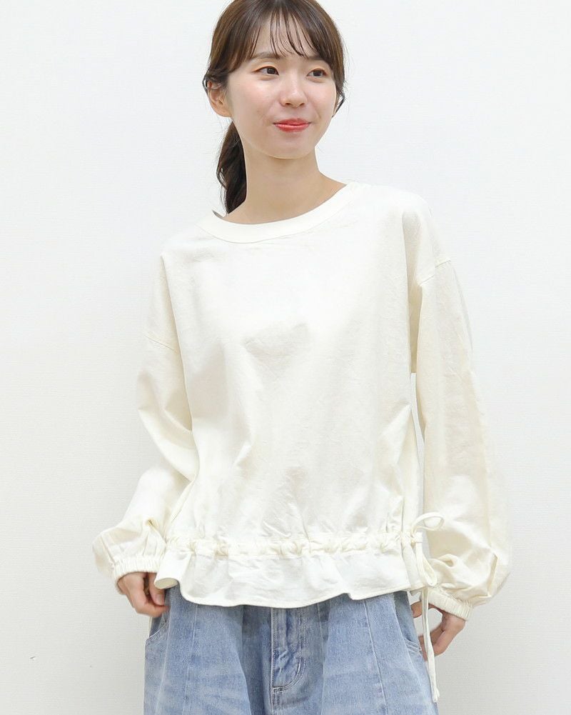 30％OFF】［UNPLE］ドロストヘム2wayブラウス／アンプル ｜オンセブン
