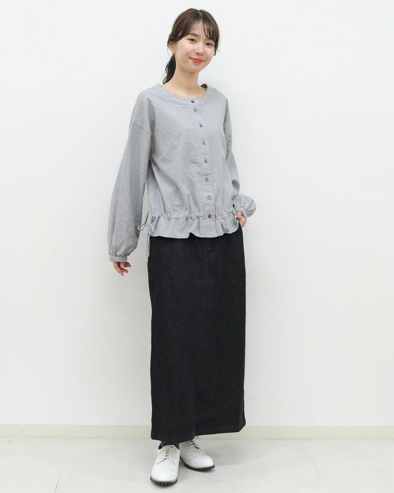 30％OFF】［UNPLE］ドロストヘム2wayブラウス／アンプル ｜オンセブン