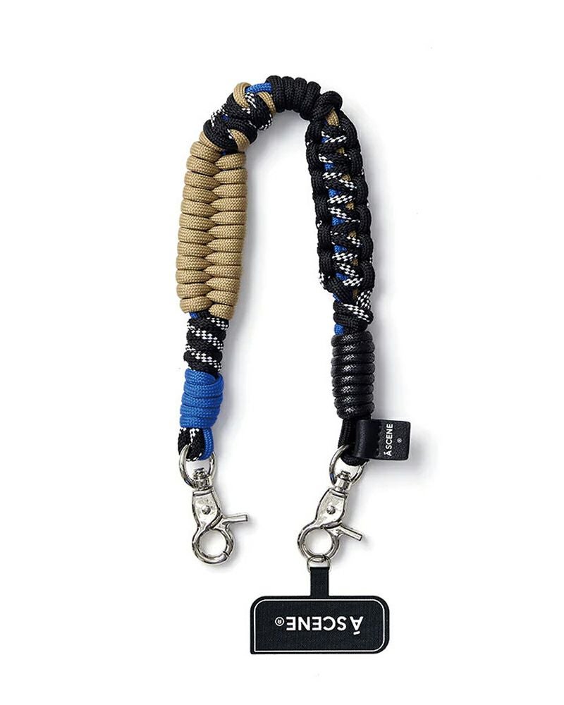 A SCENE］Design paracord strap スマホリストストラップ プレーン