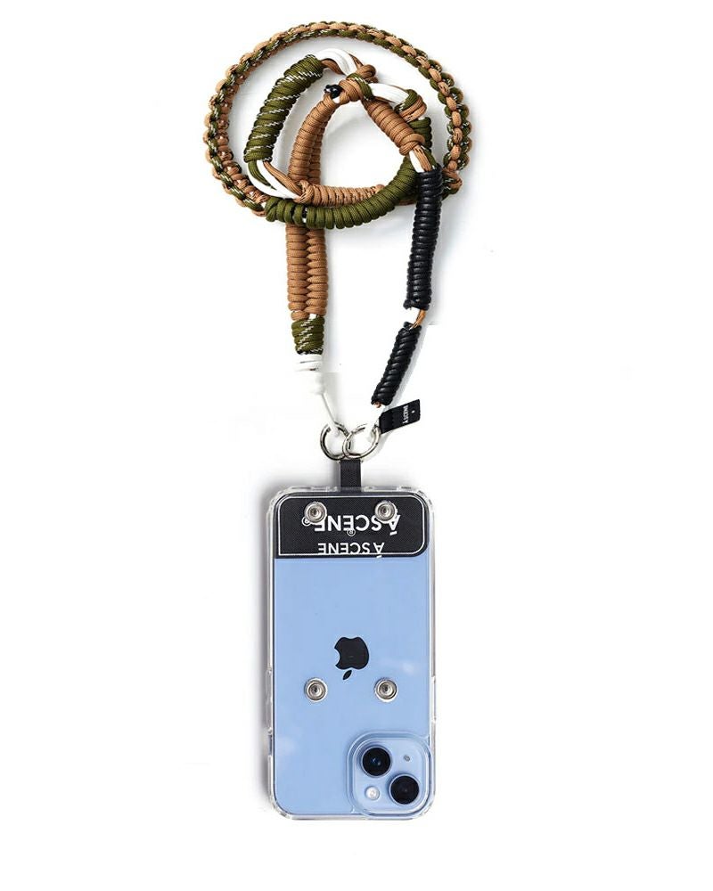 A SCENE］Design paracord shoulder スマホショルダーストラップ