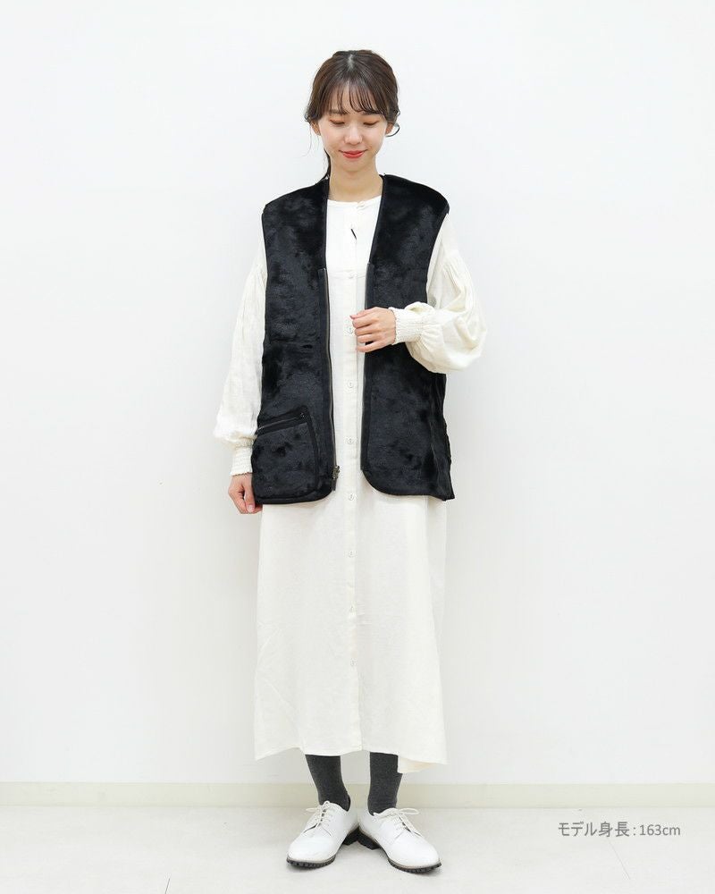 Barbour］WARM PILE ZIP-IN LINERベスト ブラック／バブアー ｜オン