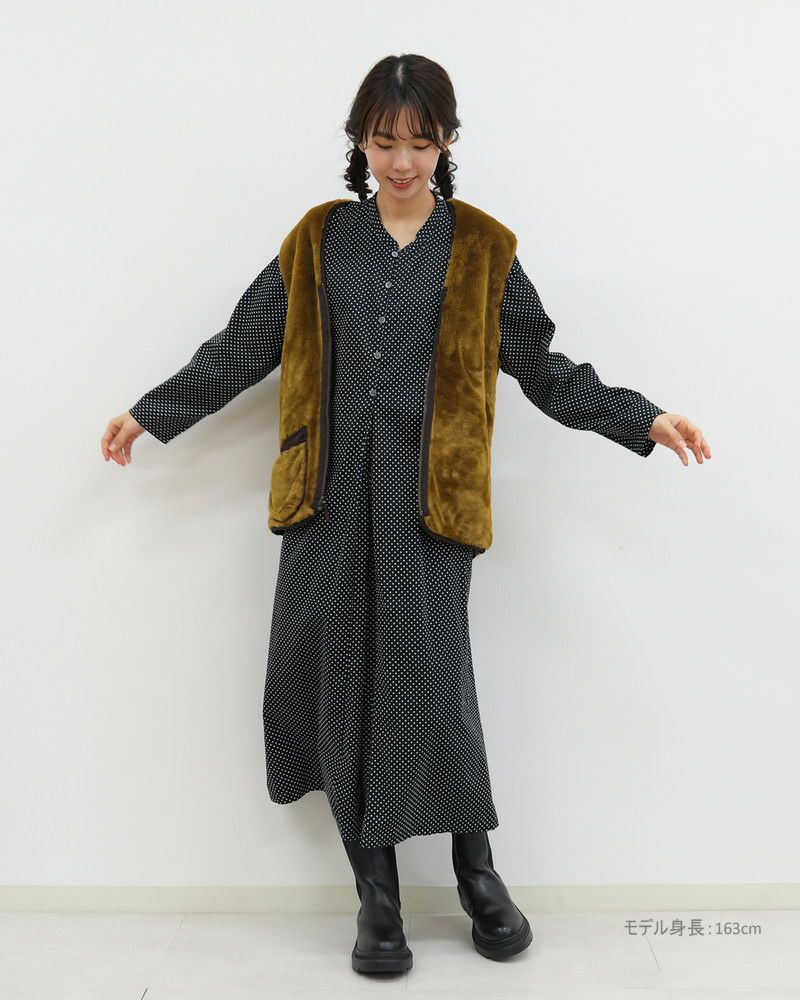 Barbour］WARM PILE ZIP-IN LINERベスト ブラウン／バブアー ｜オン