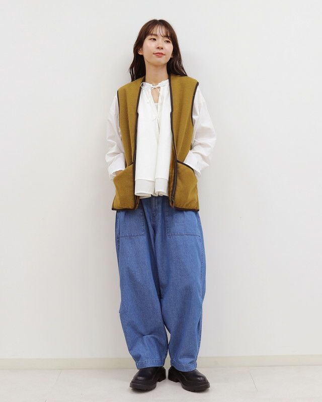 Barbour］WARM PILE ZIP-IN LINERベスト ブラウン／バブアー ｜オン
