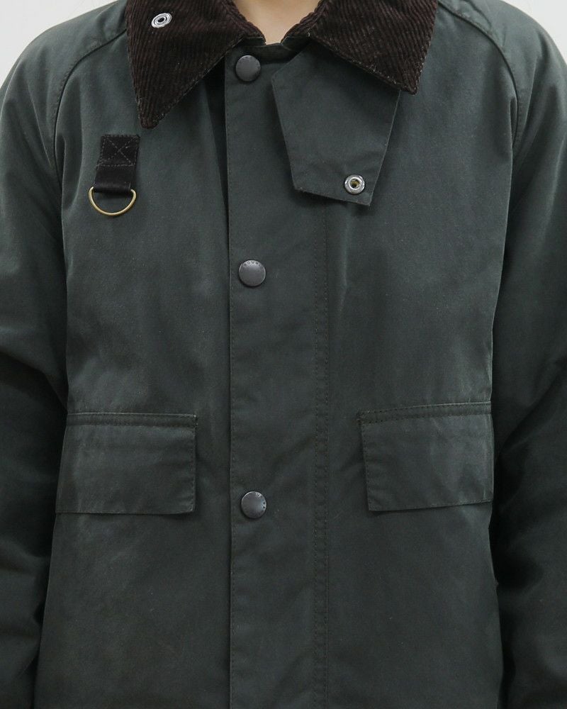 Barbour スペイ　オリーブグリーン ナイロンジャケット Lサイズ Barbour］SPEY WAXジャケット グリーン／バブアー ｜オンセブンデイズ