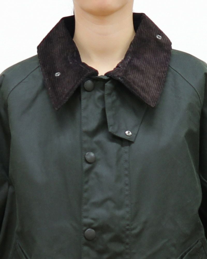 Barbour］OS TRANSPORT WAXジャケット グリーン／バブアー◇26SS