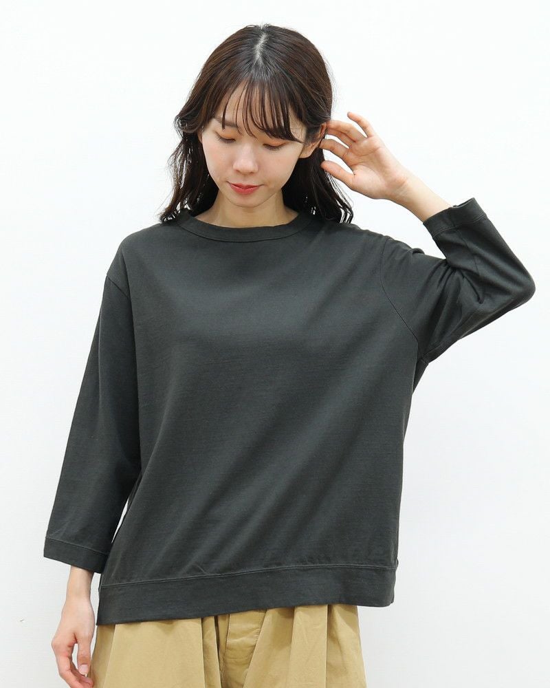 Dana Faneuil］ムラ糸ワイド7分袖Tシャツ／ダナファヌル ｜オンセブン