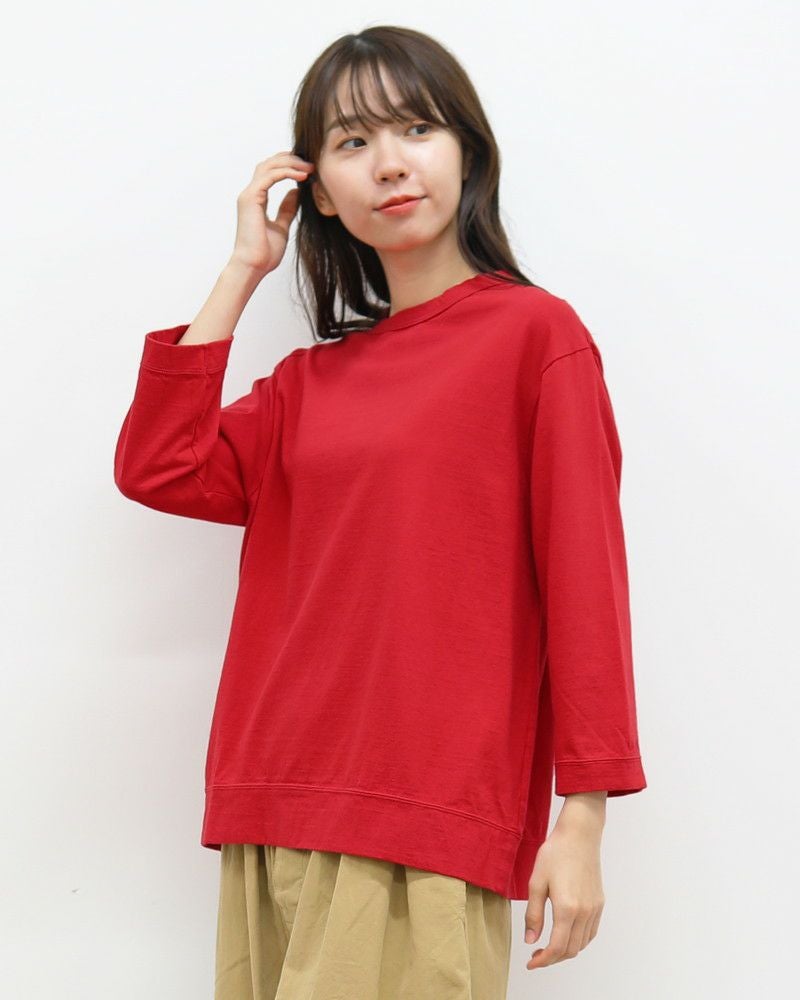 Dana Faneuil］ムラ糸ワイド7分袖Tシャツ／ダナファヌル ｜オンセブン