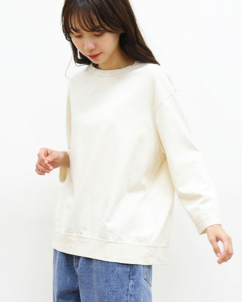 Dana Faneuil］ムラ糸ワイド7分袖Tシャツ／ダナファヌル ｜オンセブン