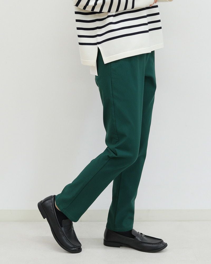 30％OFF】裏微起毛バリラクテーパードパンツ〈S/M/Lサイズ展開
