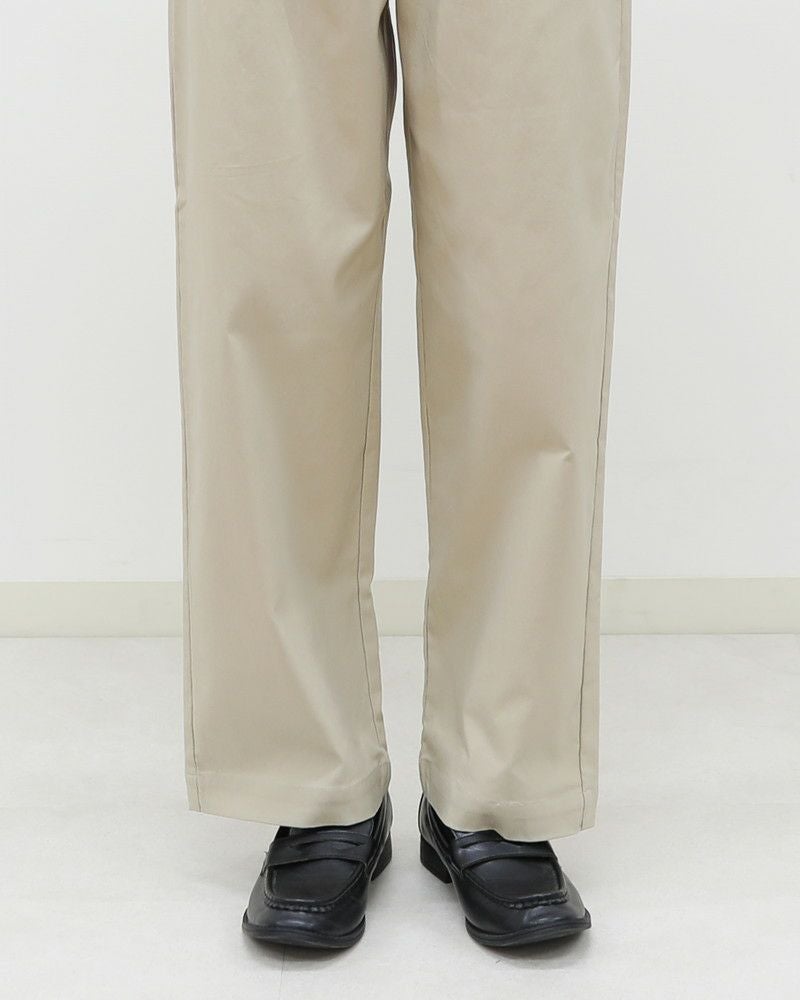 30％OFF】裏微起毛バリラクストレートタックパンツ 春カラー〈S/M/L