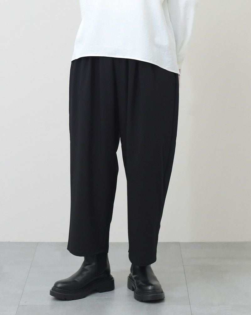 ON SEVEN DAYS Premium］ポリエステルレーヨンバルーンパンツ／オン