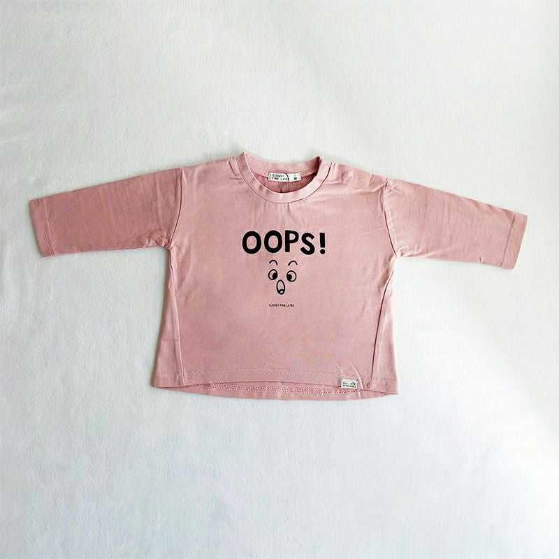 30％OFF】［CLOUDY, FINE LATER］感情 長袖Tシャツ キッズ／クラウディ