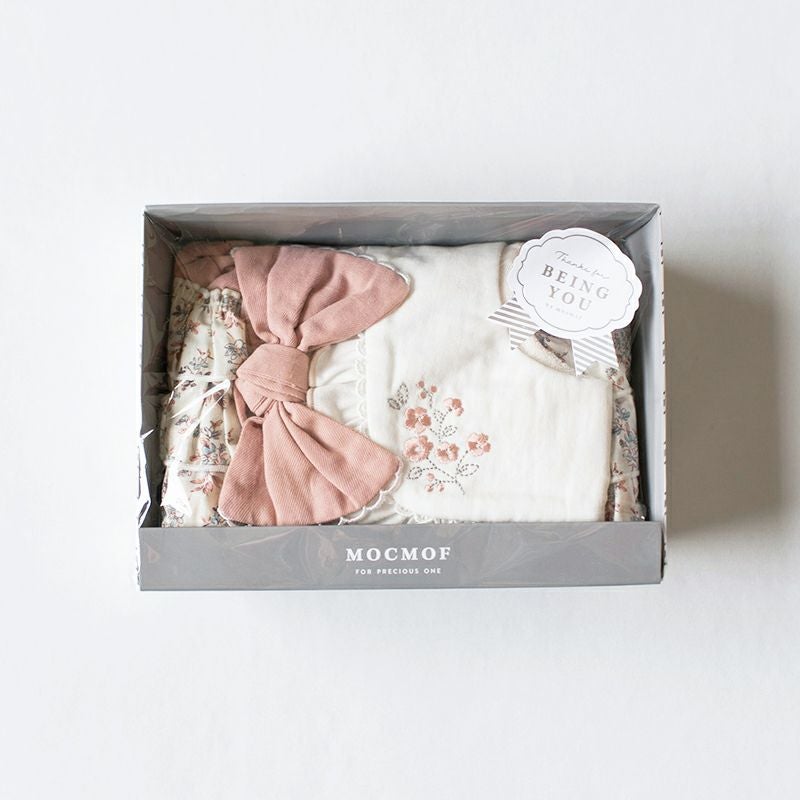 mocmof］おめかしギフトセット 花刺繍／モクモフ ｜オンセブンデイズ