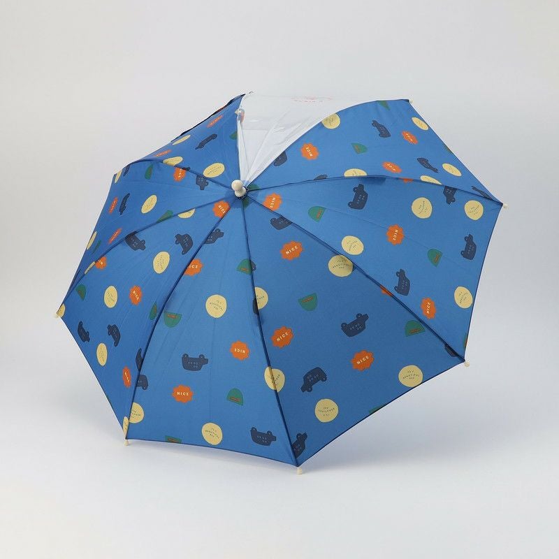 p.premier］雨の日がたのしい総柄アンブレラ キッズ／ピードット