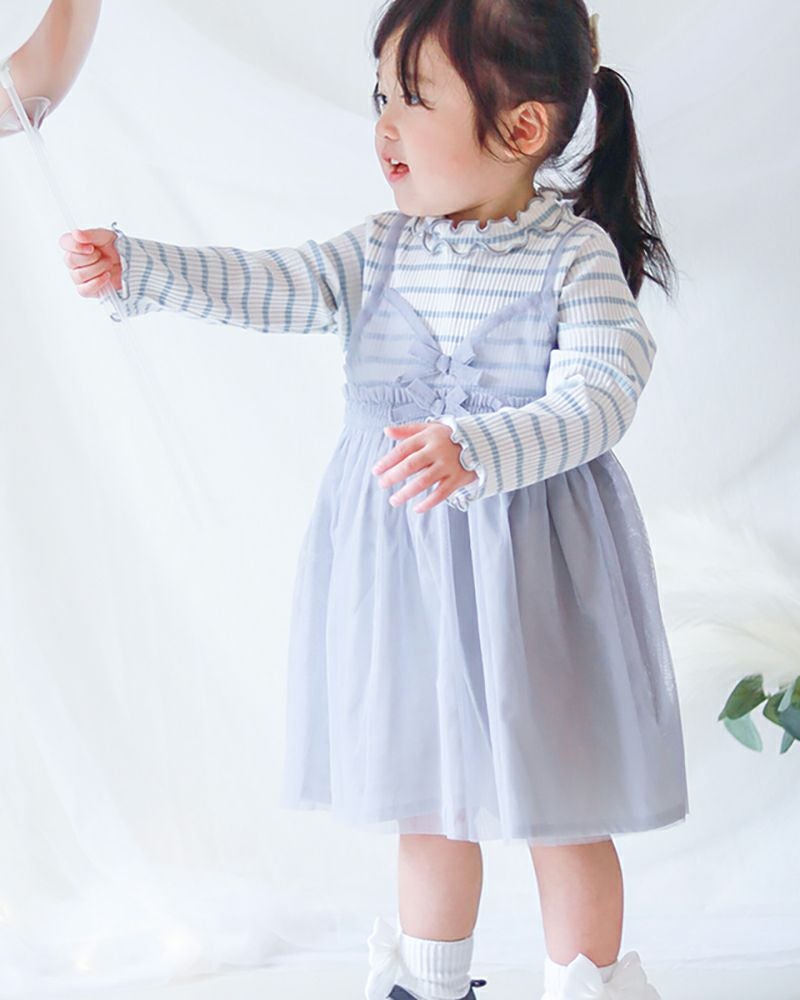 Little s.t. by s.t.closet］スモッキングワンピース キッズ／リトル