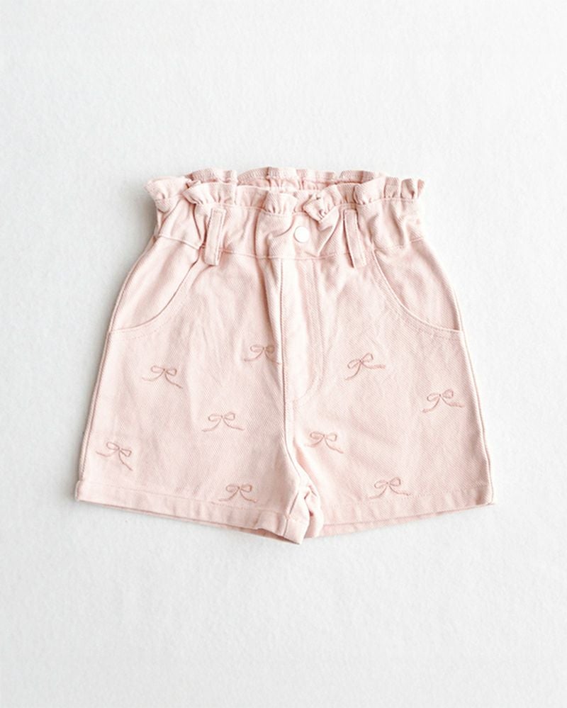 30％OFF】［coto cotte］リボン刺繍パンツ キッズ／コトコト ｜オン