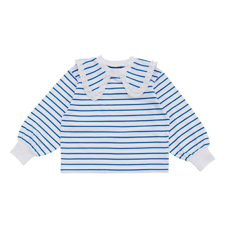 30％OFF】［ocean&ground］セーラーカラーボーダーロンT キッズ