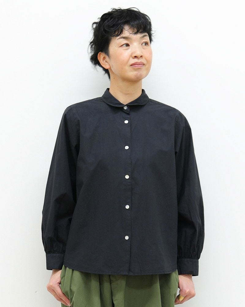 UNPLE］ラウンドヨークブラウス／アンプル◇26SS ｜オンセブンデイズ