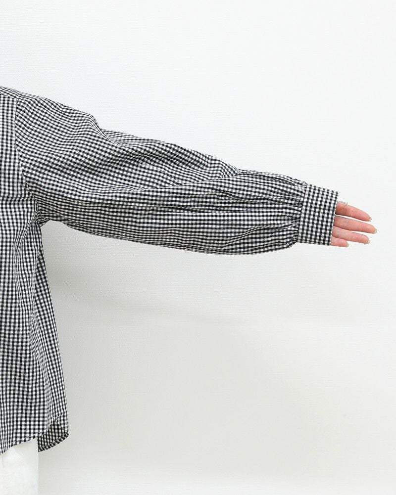 UNPLE］ラウンドヨークブラウス／アンプル◇26SS ｜オンセブンデイズ