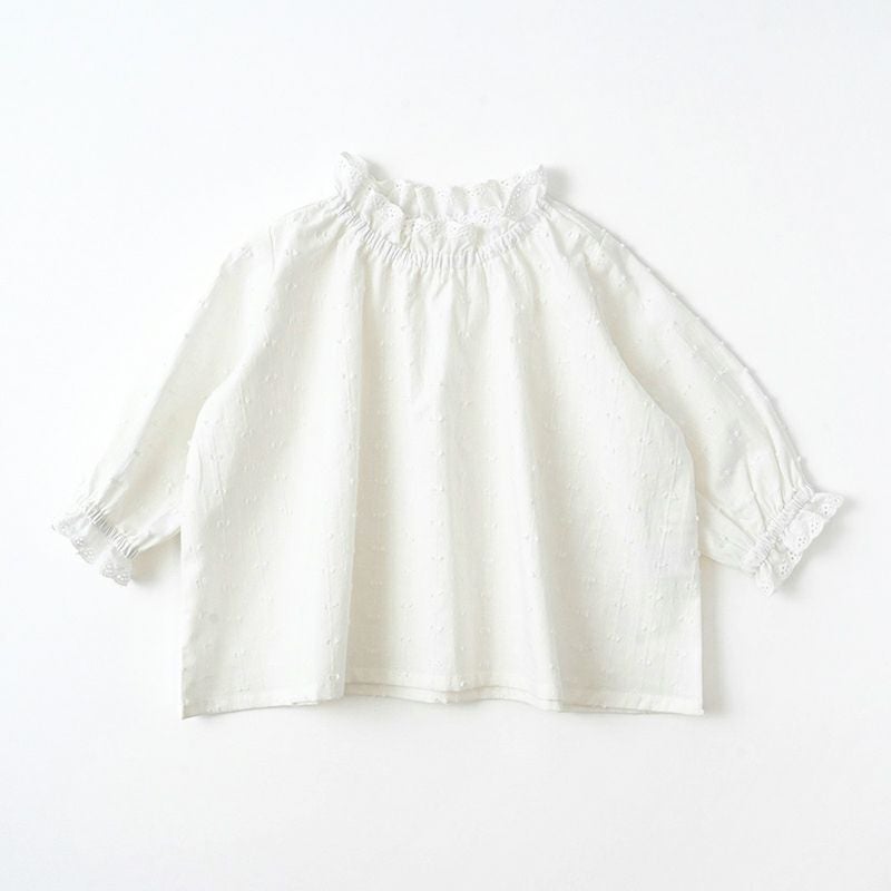 Little s.t. by s.t.closet］レースフリルブラウス キッズ／リトルエス