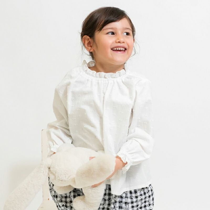 Little s.t. by s.t.closet］レースフリルブラウス キッズ／リトルエス