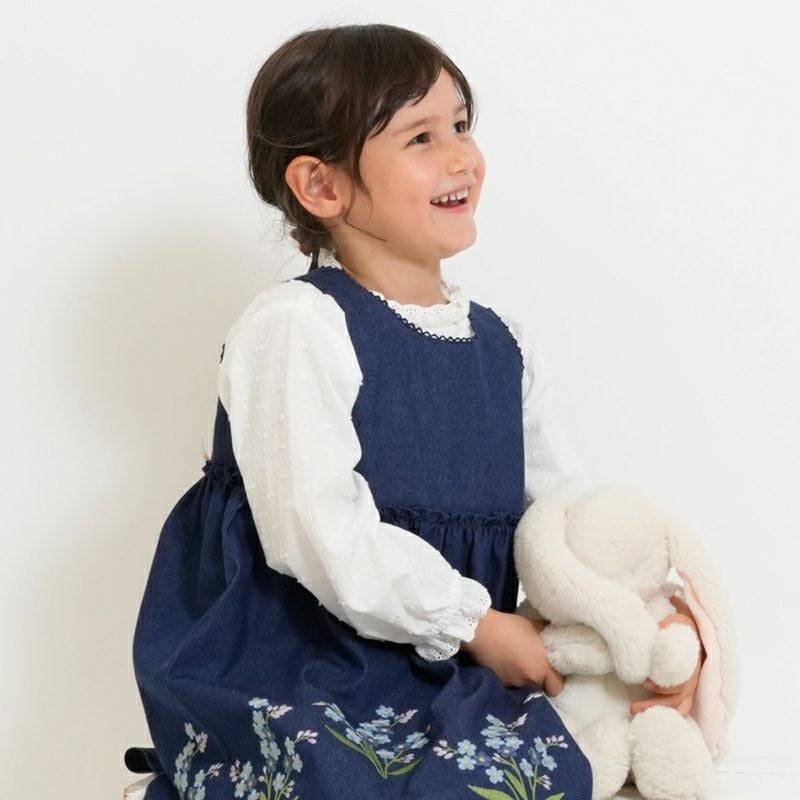 Little s.t. by s.t.closet］レースフリルブラウス キッズ／リトルエス