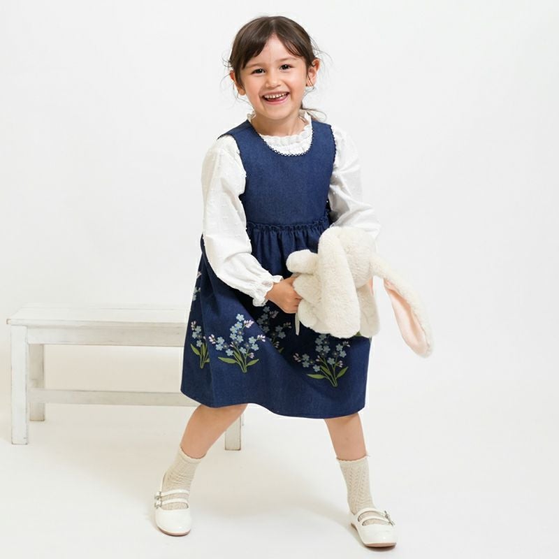 Little s.t. by s.t.closet］レースフリルブラウス キッズ／リトルエス