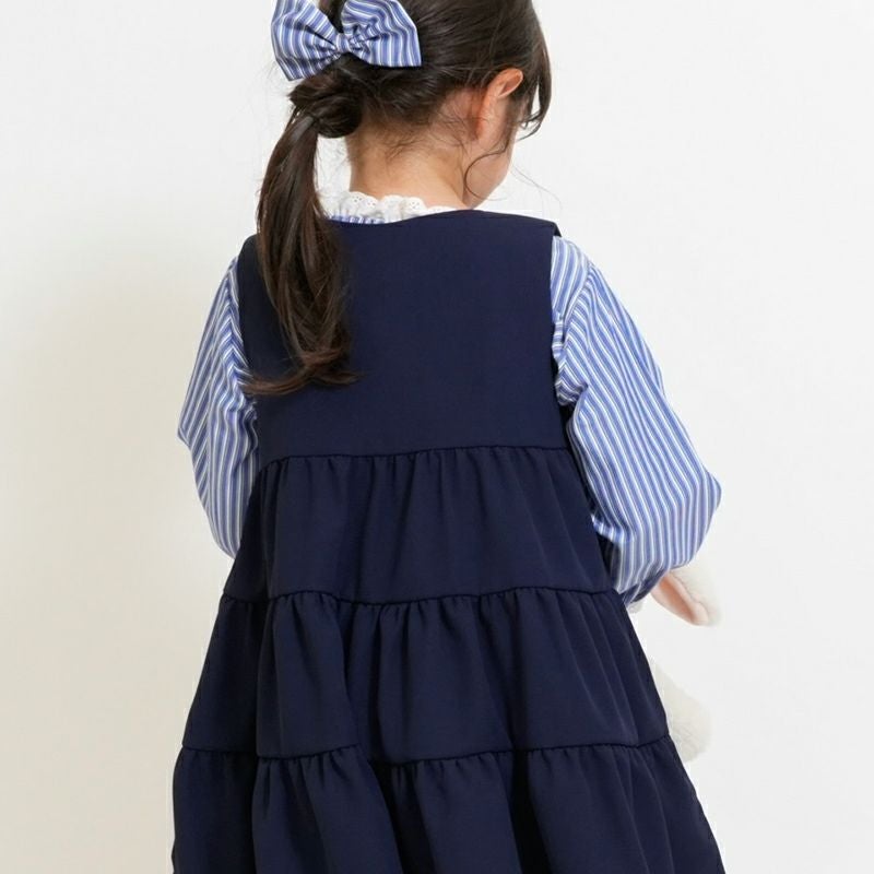 Little s.t. by s.t.closet］レースフリルブラウス キッズ／リトルエス