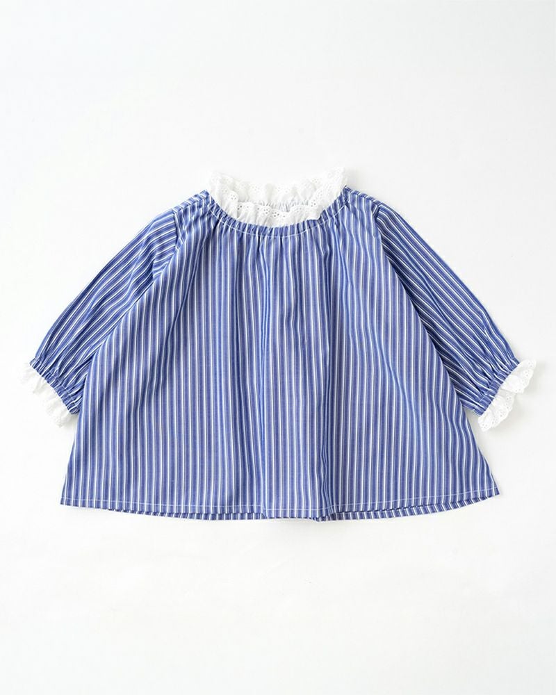 Little s.t. by s.t.closet］レースフリルブラウス キッズ／リトルエス