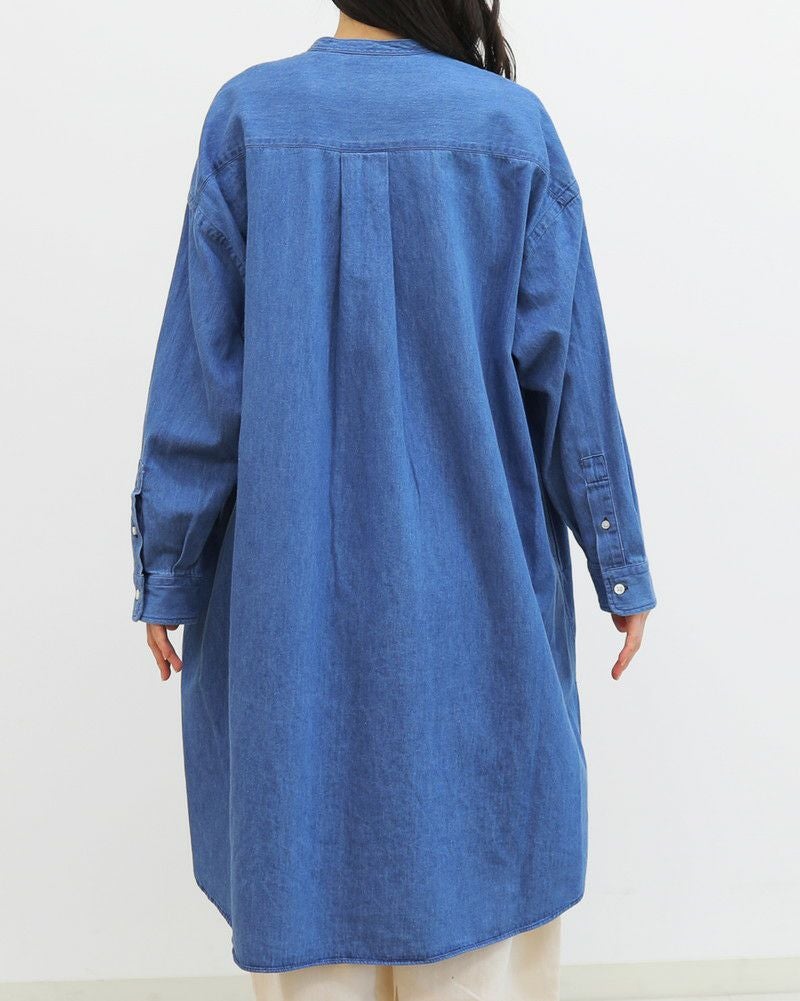 ［GYMPHLEX］ライトデニムシャツ