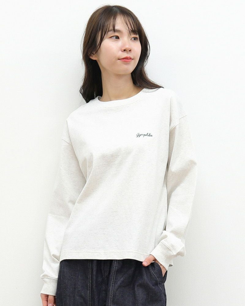 GYMPHLEX］コットンジャージーハイゲージ長袖Tシャツ／ジムフレックス