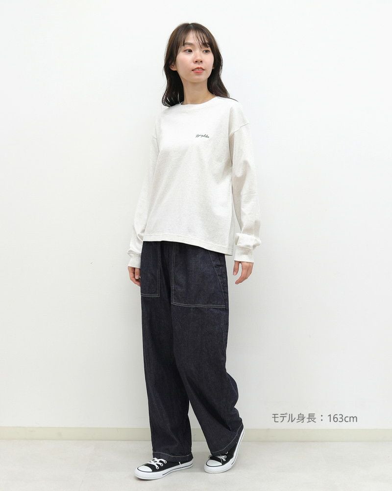 GYMPHLEX］コットンジャージーハイゲージ長袖Tシャツ／ジムフレックス