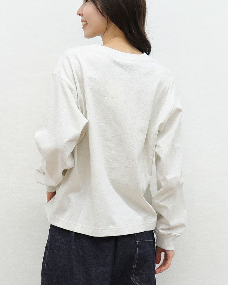 GYMPHLEX］コットンジャージーハイゲージ長袖Tシャツ／ジムフレックス
