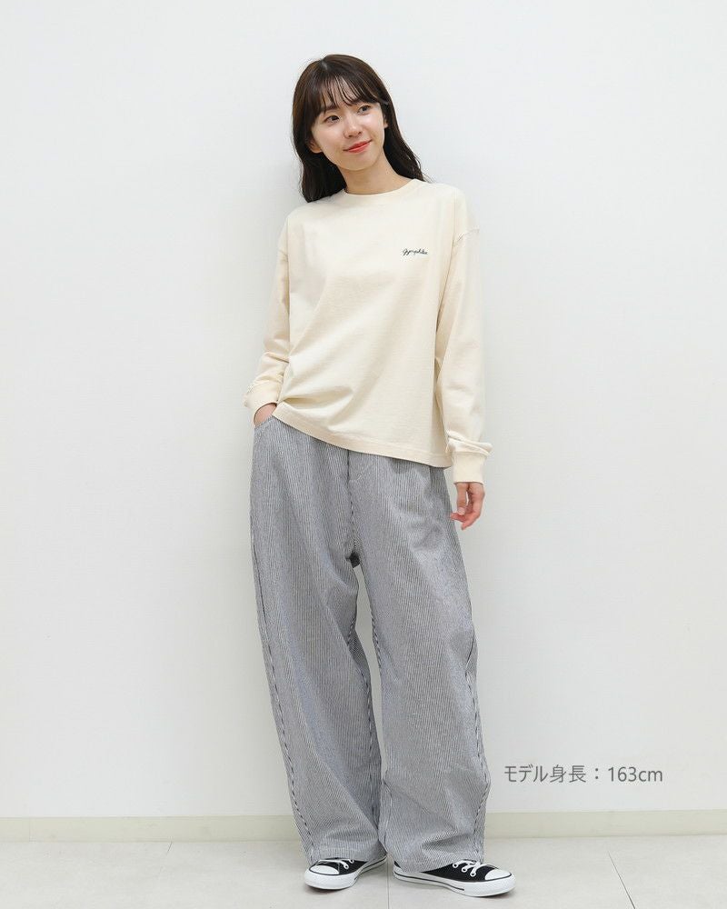 GYMPHLEX］コットンジャージーハイゲージ長袖Tシャツ／ジムフレックス