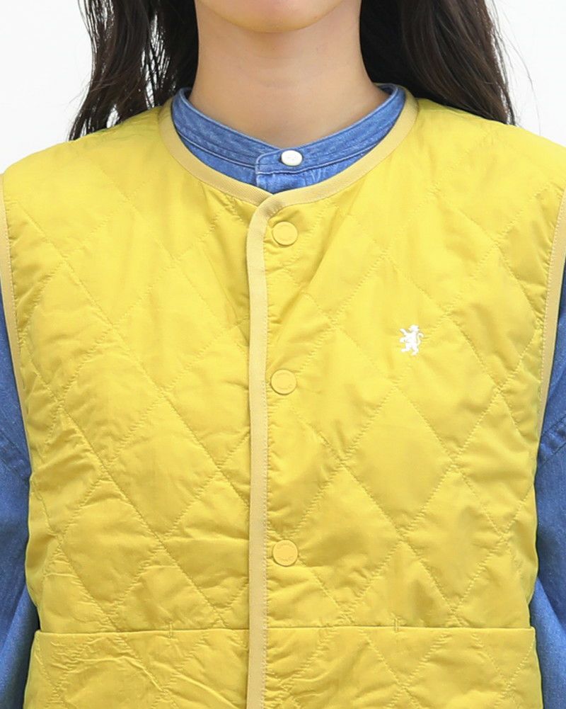 10％OFF】［GYMPHLEX］ナイロンタフタキルティングベスト／ジム