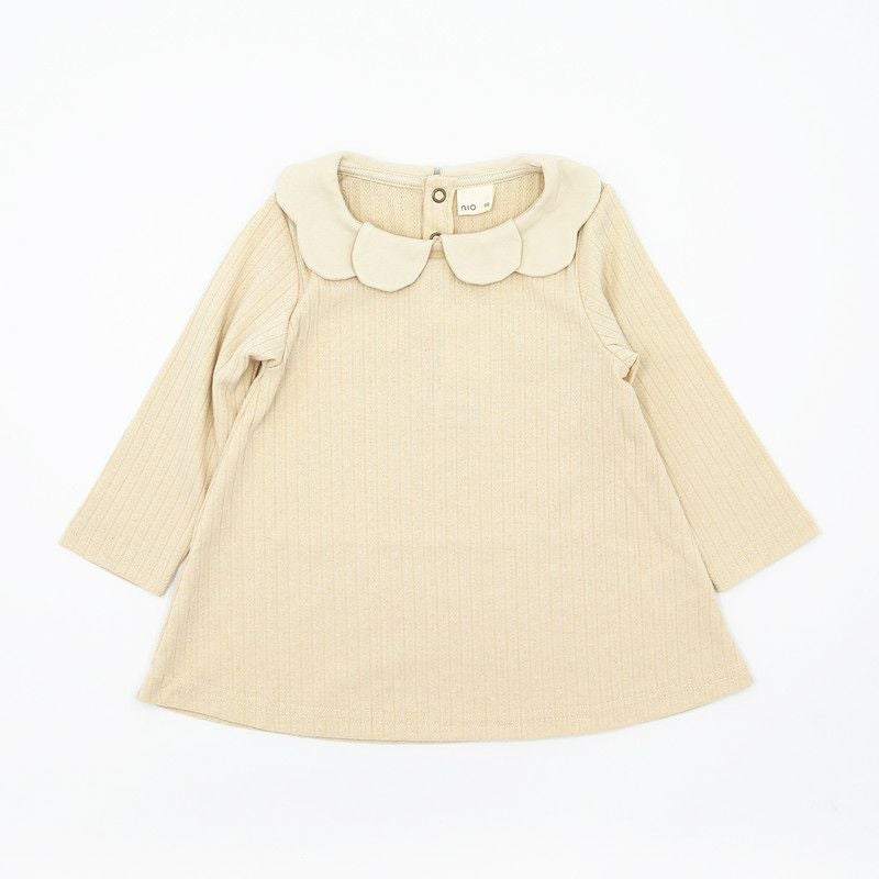RIO］花びら衿チュニック キッズ〈一部別注カラー〉／リオ◇26SS