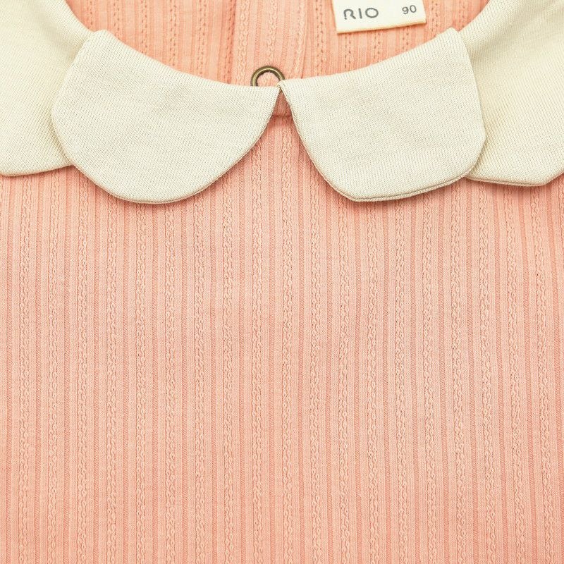 RIO］花びら衿チュニック キッズ〈一部別注カラー〉／リオ◇26SS