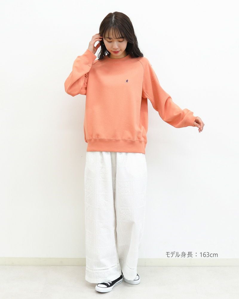 Gymphlex(ジムフレックス) 長袖スウェットプルオーバー オレンジ/14 GYMPHLEX］テリーフリーシー長袖Tシャツ／ジムフレックス ｜オンセブン