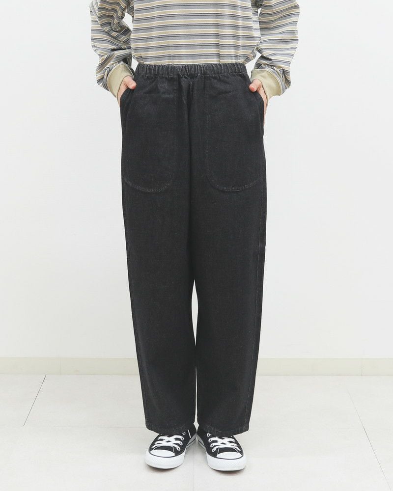 ［DANTON］ブラックデニムパンツ