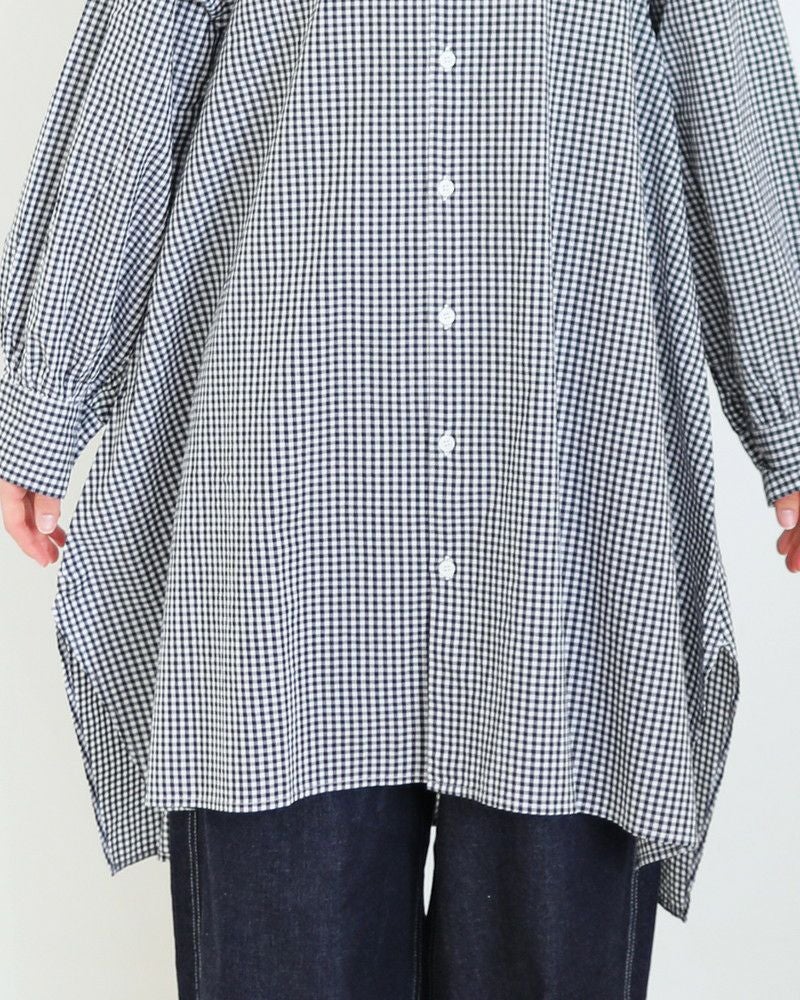 30％OFF】［grin］ブロード変形ロングシャツ／グリン ｜オンセブン