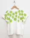 ［NATURAL LAUNDRY］空紡天竺リンゴプリントドルマンTシャツ