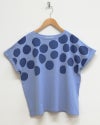 ［NATURAL LAUNDRY］空紡天竺リンゴプリントドルマンTシャツ