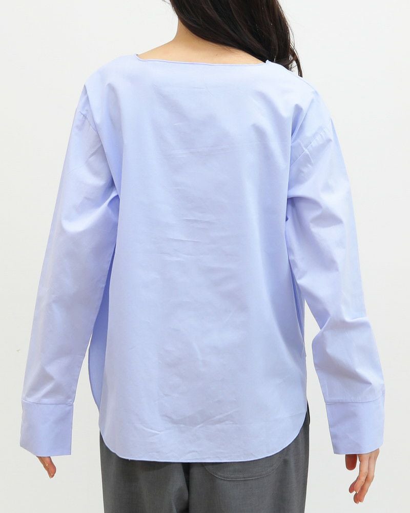 ［mao made］ニットベスト×ラウンドヘムブラウスセット