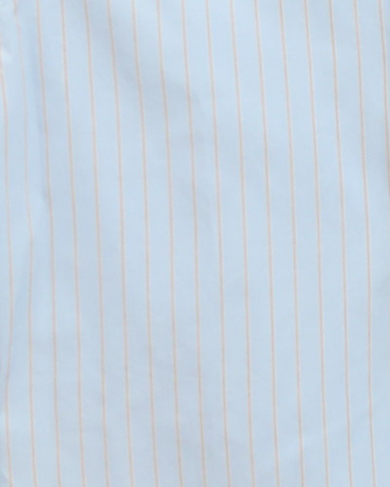 ［DANTON］ポプリンストライプシャツ
