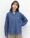 ［DANTON］貝釦デニムシャツ