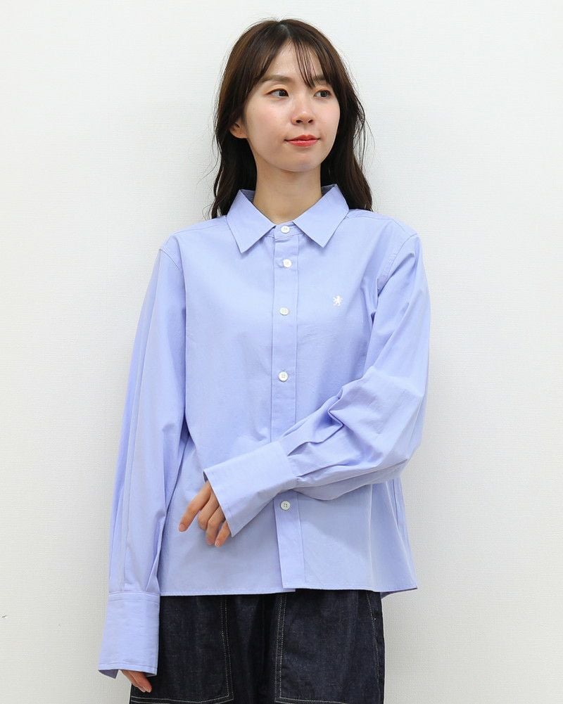 SEA  ショートバスクシャツ・ブロードシャツ outil ウティ : TORICOT AAST バスクシャツ (GIBRALTAR SEA/OFF